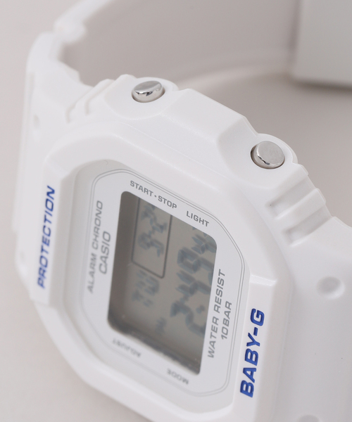 カシオ　CASIO BABY-G ホワイト デジタル腕時計 BABY-G | CASIO