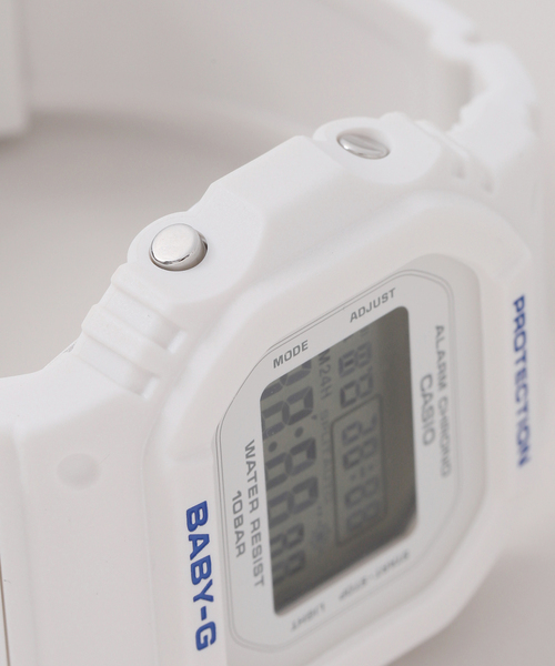 カシオ　CASIO BABY-G ホワイト デジタル腕時計 CASIO / カシオ 別注 BABY-G EXPO2025 MYAKUMYAKU（デジタル