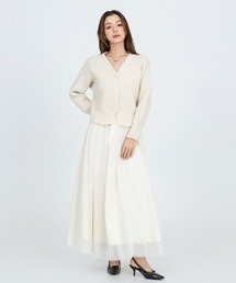 SUWDEE（スーディー）の「organdy gather skirt（スカート）」