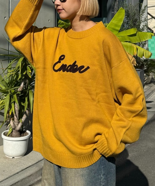 新品❤️アルチビオ❤️イエロー ロゴ入り クルーネックセーター CIAOPANIC TYPY（チャオパニックティピー）の「【ユニセックス】ロープ