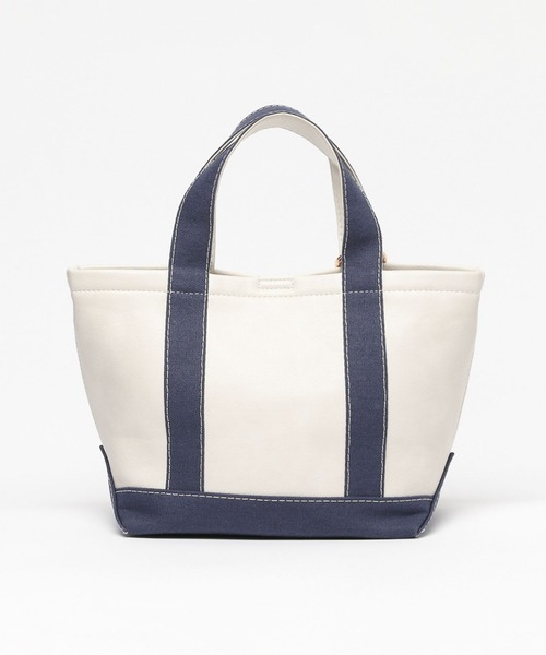 BAYFLOW（ベイフロー）の「[高見えが叶うレザー仕様]レザーライクミニトート（トートバッグ・レディース・ブラウン/ネイビー・FREE）」の14枚目の写真