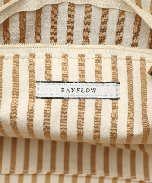 BAYFLOW（ベイフロー）の「[高見えが叶うレザー仕様]レザーライクミニトート（トートバッグ・レディース・ブラウン/ネイビー・FREE）」の20枚目の写真