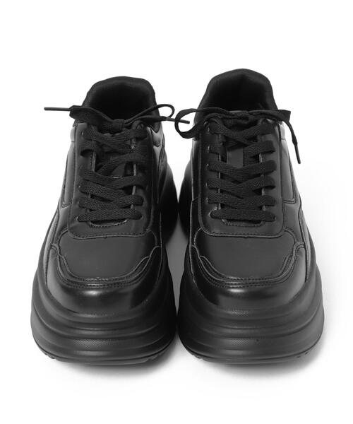 WEGO(ウィゴー)の「WEGO/厚底ラインスニーカー(スニーカー・レディース・ブラウン系その他/ホワイト/キャメル/ブラック・MEDIUM/LARGE/SMALL)」の13枚目の写真