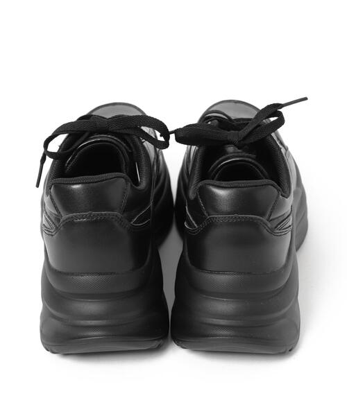 WEGO(ウィゴー)の「WEGO/厚底ラインスニーカー(スニーカー・レディース・ブラウン系その他/ホワイト/キャメル/ブラック・MEDIUM/LARGE/SMALL)」の14枚目の写真