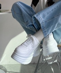 WEGO | WEGO/【25年春夏新作】厚底ラインスニーカー(スニーカー)