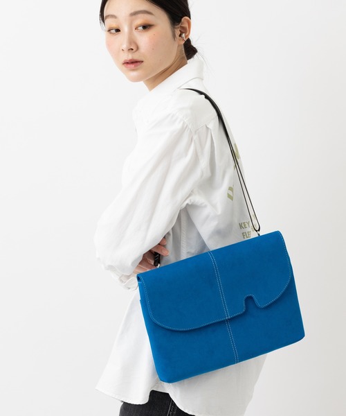 Maturi JAPAN(マトゥーリジャパン)の「アルカンターラ クラッチバッグ(クラッチバッグ・メンズ・エメラルドブルー/レッド/オレンジ/ブルー・FREE)」の9枚目の写真