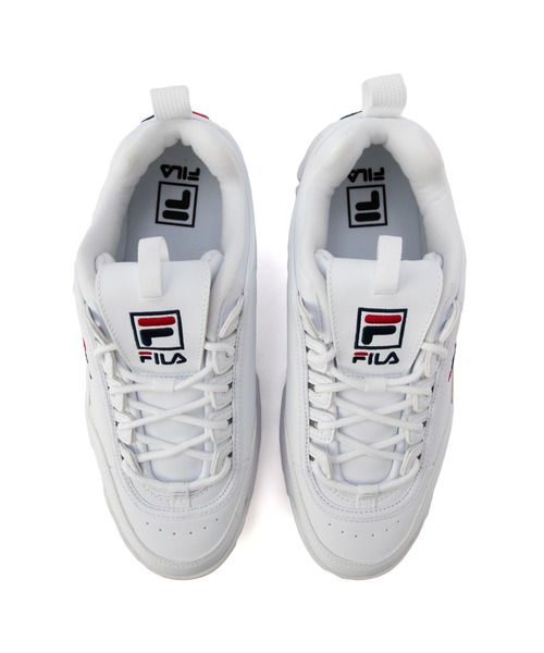 FILA(フィラ)の「DISRUPTOR 2(スニーカー・レディース・ホワイト/ブラック・23.0cm/23.5cm/22.5cm/27.5cm/28.0cm/27.0cm/26.0cm/26.5cm/24.0cm/24.5cm/25.0cm/25.5cm)」の3枚目の写真