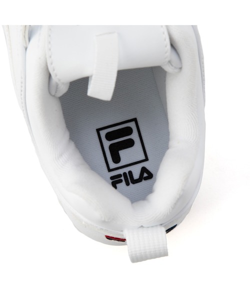 FILA(フィラ)の「DISRUPTOR 2(スニーカー・レディース・ホワイト/ブラック・23.0cm/23.5cm/22.5cm/27.5cm/28.0cm/27.0cm/26.0cm/26.5cm/24.0cm/24.5cm/25.0cm/25.5cm)」の8枚目の写真