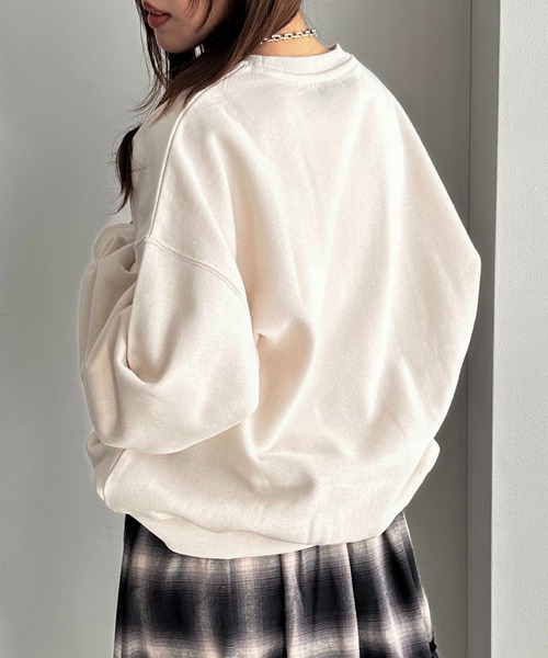 apres jour mignon(アプレジュールミニョン)の「ロゴアソートスウェット【ZOZOTOWN限定アイテム】(スウェット・レディース・ナチュラル/杢グレー/アイボリー/ネイビー・フリー/X-LARGE)」の7枚目の写真