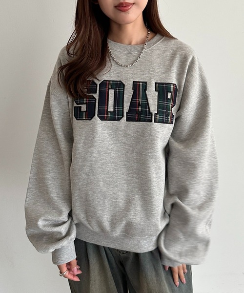 apres jour mignon(アプレジュールミニョン)の「ロゴアソートスウェット【ZOZOTOWN限定アイテム】(スウェット・レディース・ナチュラル/杢グレー/アイボリー/ネイビー・フリー/X-LARGE)」の11枚目の写真