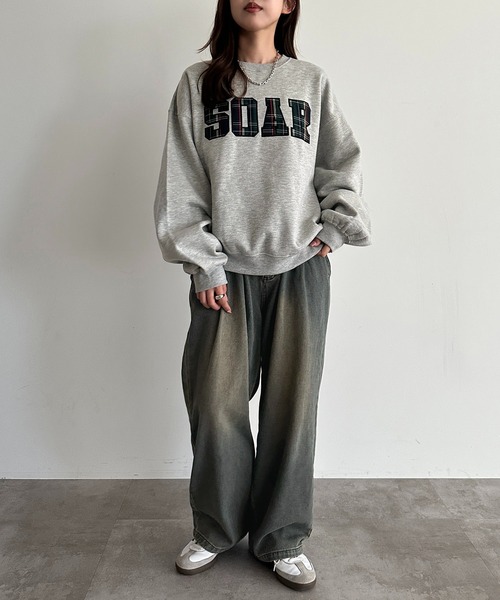 apres jour mignon(アプレジュールミニョン)の「ロゴアソートスウェット【ZOZOTOWN限定アイテム】(スウェット・レディース・ナチュラル/杢グレー/アイボリー/ネイビー・フリー/X-LARGE)」の13枚目の写真