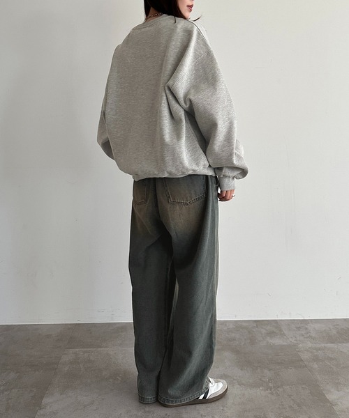 apres jour mignon(アプレジュールミニョン)の「ロゴアソートスウェット【ZOZOTOWN限定アイテム】(スウェット・レディース・ナチュラル/杢グレー/アイボリー/ネイビー・フリー/X-LARGE)」の14枚目の写真