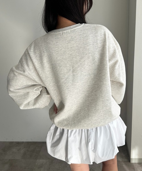 apres jour mignon(アプレジュールミニョン)の「ロゴアソートスウェット【ZOZOTOWN限定アイテム】(スウェット・レディース・ナチュラル/杢グレー/アイボリー/ネイビー・フリー/X-LARGE)」の18枚目の写真