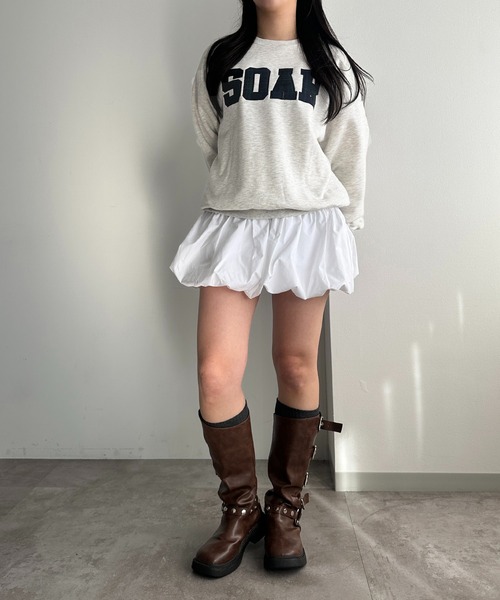 apres jour mignon(アプレジュールミニョン)の「ロゴアソートスウェット【ZOZOTOWN限定アイテム】(スウェット・レディース・ナチュラル/杢グレー/アイボリー/ネイビー・フリー/X-LARGE)」の19枚目の写真