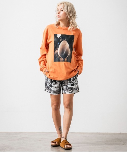 OFFSHORE(オフショア)の「SHAPING L/S TEE(Tシャツ/カットソー・メンズ・オレンジ/ホワイト・XL/L/M/S)」の12枚目の写真