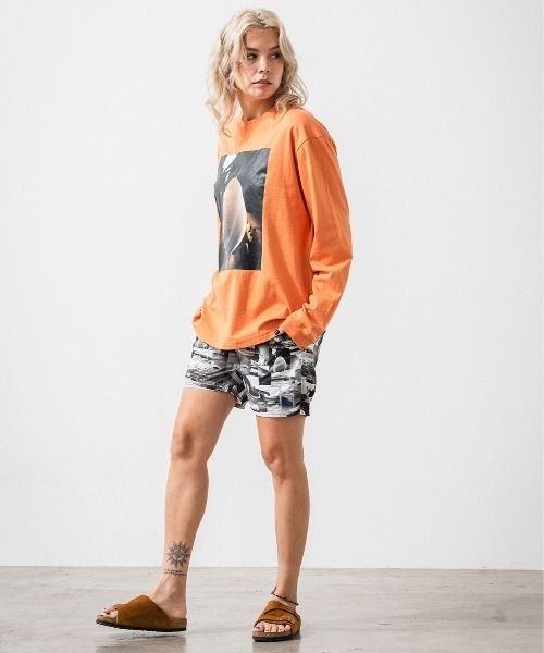 OFFSHORE(オフショア)の「SHAPING L/S TEE(Tシャツ/カットソー・メンズ・オレンジ/ホワイト・XL/L/M/S)」の13枚目の写真
