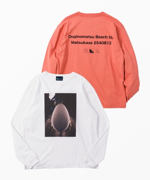 OFFSHORE(オフショア)の「SHAPING L/S TEE(Tシャツ/カットソー・メンズ・オレンジ/ホワイト・XL/L/M/S)」の19枚目の写真