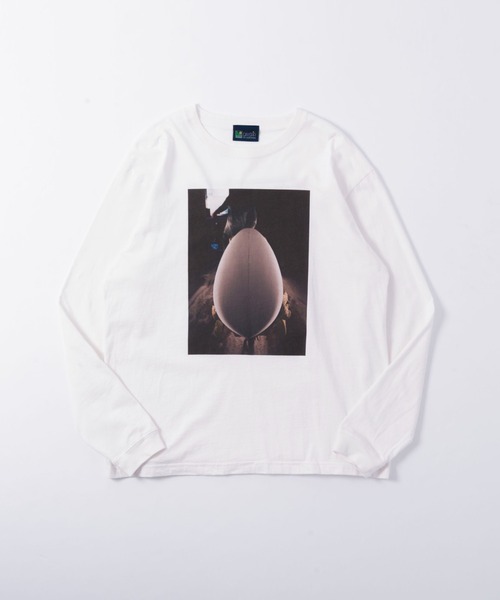OFFSHORE(オフショア)の「SHAPING L/S TEE(Tシャツ/カットソー・メンズ・オレンジ/ホワイト・XL/L/M/S)」の20枚目の写真