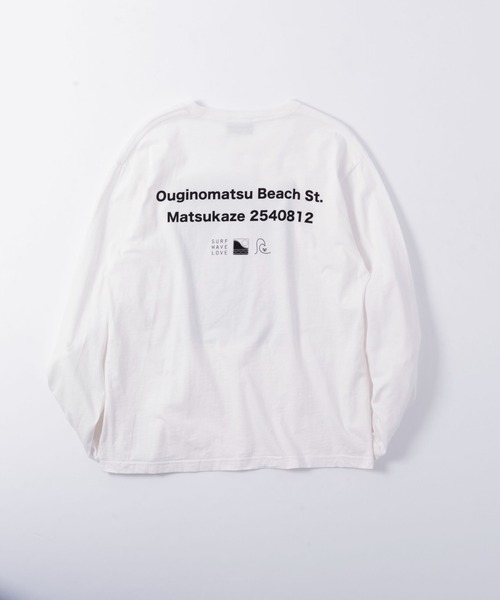 OFFSHORE(オフショア)の「SHAPING L/S TEE(Tシャツ/カットソー・メンズ・オレンジ/ホワイト・XL/L/M/S)」の21枚目の写真