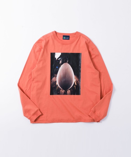 OFFSHORE(オフショア)の「SHAPING L/S TEE(Tシャツ/カットソー・メンズ・オレンジ/ホワイト・XL/L/M/S)」の22枚目の写真