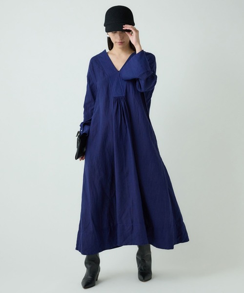 Chaos アルパカリネンカフカワンピース タグあり Chaos｜アルパカリネンカフカワンピース | Rakuten Fashion(楽天