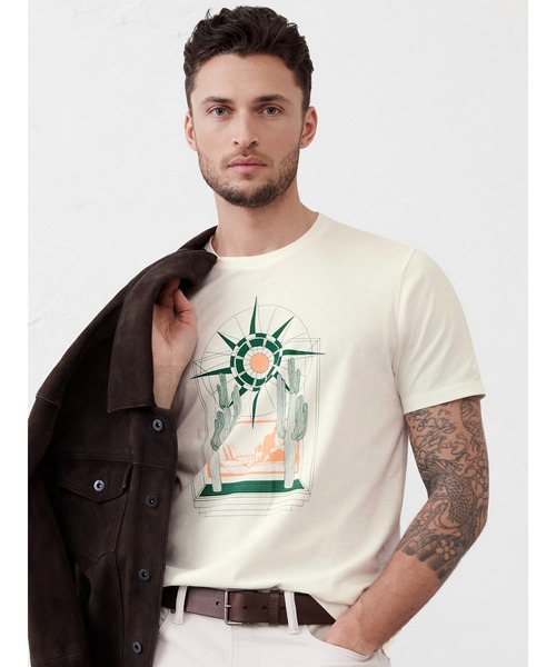 [SATUR]Banana Tree Graphic ティーシャツ★新作・24SS★ SATUR]Banana Tree Graphic ティーシャツ☆新作・24SS☆ (SATUR
