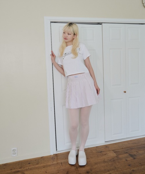 smyeon マルチリボンティアードスカート Smyeon スカート Multi ribbon tiered skirt/マルチリボン