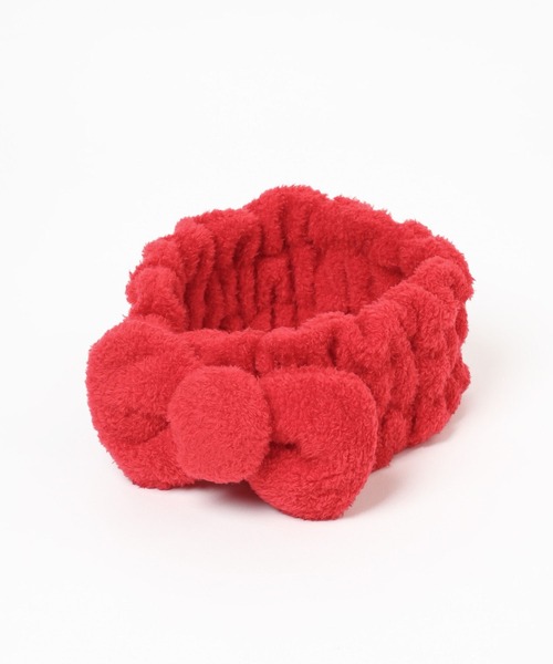 Me%（ミィパーセント）の「【HELLO KITTY】ルームヘアバンド 250464（ヘアバンド・レディース・ブラック/レッド・FREE）」の8枚目の写真