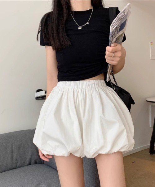 Ritzy(リッツィー)の「バルーン ミニスカート風 キュロット(スカート・レディース・ホワイト/ブラック・M/L)」の19枚目の写真