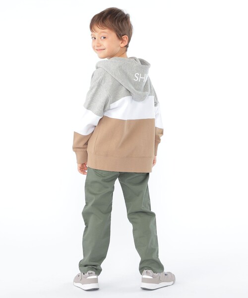 SHIPS(シップス)の「SHIPS KIDS:100~130cm / ロゴ フード ジップ パーカ(パーカー・キッズ・サックスブルー/ライトブルー/ライトグレー/ヘザーグレー/ネイビー/ベージュ・110/100/130/120)」の12枚目の写真
