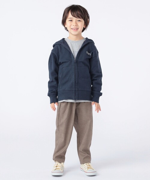 SHIPS(シップス)の「SHIPS KIDS:100~130cm / ロゴ フード ジップ パーカ(パーカー・キッズ・サックスブルー/ライトブルー/ライトグレー/ヘザーグレー/ネイビー/ベージュ・110/100/130/120)」の17枚目の写真
