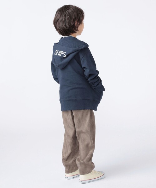 SHIPS(シップス)の「SHIPS KIDS:100~130cm / ロゴ フード ジップ パーカ(パーカー・キッズ・サックスブルー/ライトブルー/ライトグレー/ヘザーグレー/ネイビー/ベージュ・110/100/130/120)」の21枚目の写真