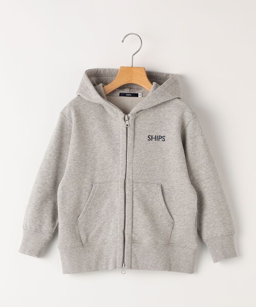 SHIPS(シップス)の「SHIPS KIDS:100~130cm / ロゴ フード ジップ パーカ(パーカー・キッズ・サックスブルー/ライトブルー/ライトグレー/ヘザーグレー/ネイビー/ベージュ・110/100/130/120)」の22枚目の写真