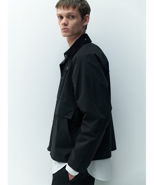 Barbour ピーチスキン ショート ブルゾン Barbour ブルゾン アウター 「BARBOUR / バブアー」TRANSPORT