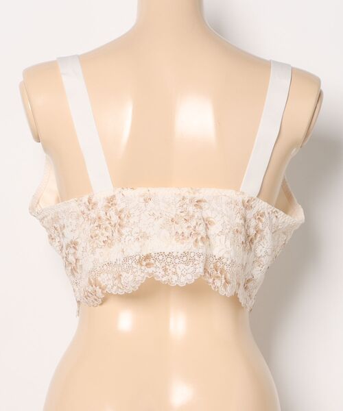 AMOSTYLE BY Triumph（アモスタイルバイトリンプ）の「レーシープリントナイトブラ ハーフトップ フローラルトワルドジュイ AMST1496 N-Top JX（ナイトブラ・レディース・ピンク/ホワイト・L/M/LL）」の16枚目の写真