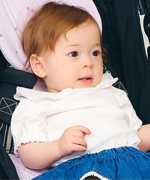 ジャカディ フリル襟　ロンパース ジャカディ フリル襟 ロンパース ロンパース | Jacadi Paris