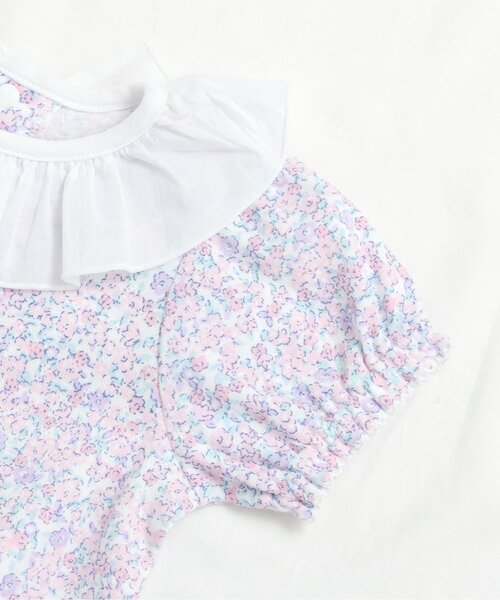 apres les cours（アプレレクール）の「衿フリルボディースーツ（ロンパース・キッズ・その他3/アイボリー/イエロー・80/70）」の6枚目の写真