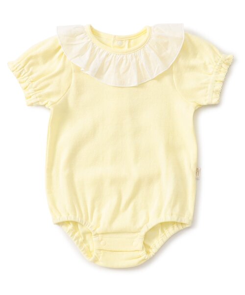 apres les cours（アプレレクール）の「衿フリルボディースーツ（ロンパース・キッズ・その他3/アイボリー/イエロー・80/70）」の15枚目の写真