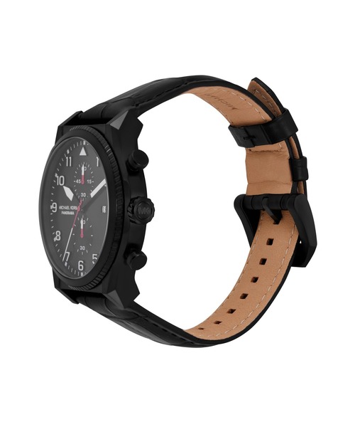 MICHAEL KORS（マイケルコース）の「マイケル・コース 腕時計 メンズ アナログ レザー MK9201（アナログ腕時計・メンズ・ブラック・FREE）」の3枚目の写真