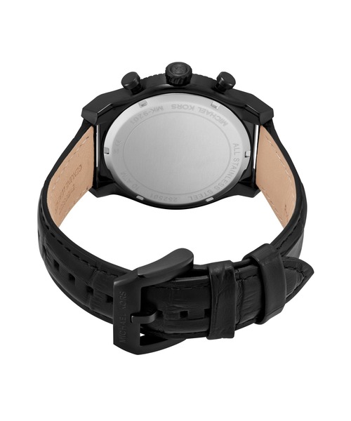 MICHAEL KORS（マイケルコース）の「マイケル・コース 腕時計 メンズ アナログ レザー MK9201（アナログ腕時計・メンズ・ブラック・FREE）」の5枚目の写真