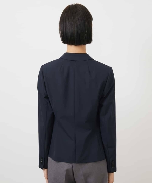 MICHEL KLEIN(ミッシェル・クラン)の「ストレッチテーラードジャケット(セットアップ対応/3サイズあり/裏地なし)(テーラードジャケット・レディース・ネイビー/グレー・40/38)」の15枚目の写真
