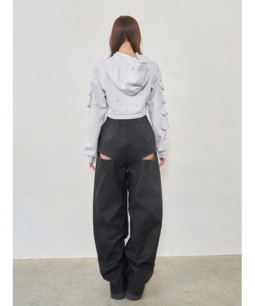 カットデザインレザーパンツ（その他パンツ）｜Darich（ダーリッチ）の