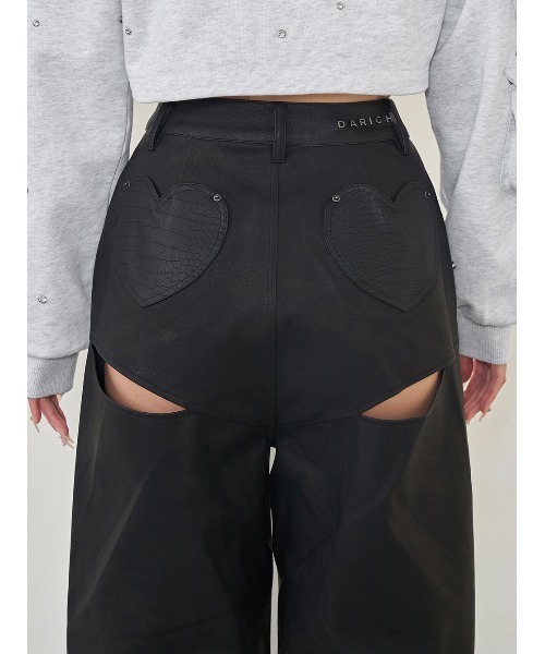 カットデザインレザーパンツ（その他パンツ）｜Darich（ダーリッチ）の