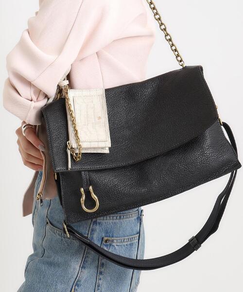 TOFF&LOADSTONE(トフアンドロードストーン)の「Buddy goat(バディ ゴート)(ショルダーバッグ・レディース・ブラック・00)」の5枚目の写真