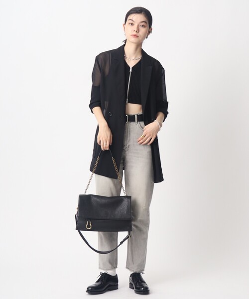 TOFF&LOADSTONE(トフアンドロードストーン)の「Buddy goat(バディ ゴート)(ショルダーバッグ・レディース・ブラック・00)」の7枚目の写真