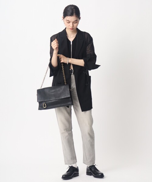 TOFF&LOADSTONE(トフアンドロードストーン)の「Buddy goat(バディ ゴート)(ショルダーバッグ・レディース・ブラック・00)」の9枚目の写真