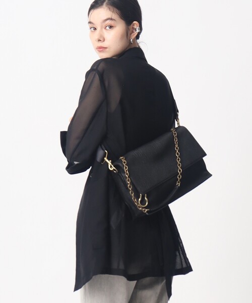 TOFF&LOADSTONE(トフアンドロードストーン)の「Buddy goat(バディ ゴート)(ショルダーバッグ・レディース・ブラック・00)」の10枚目の写真