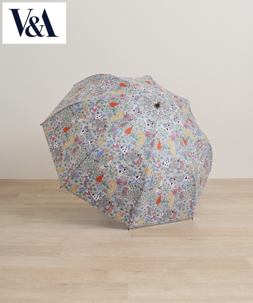 V＆A☆不思議の国のアリス☆晴雨兼用折りたたみ傘グリーン新品 Amazon | 不思議の国のアリス 折りたたみ傘 日傘 晴雨兼用傘