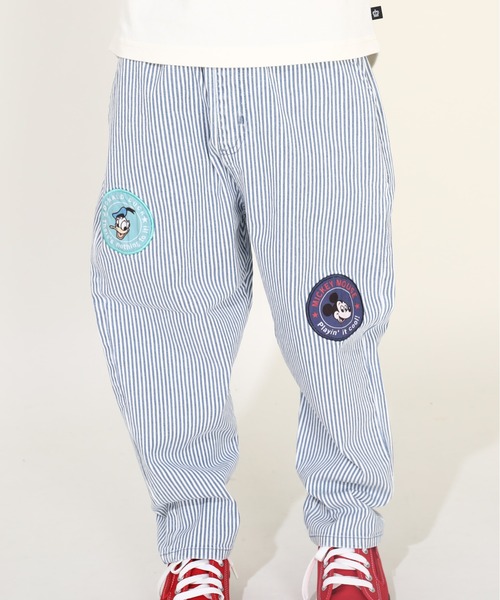 Disney(ディズニー)の「ディズニー ワッペン ロングパンツ 0302K(デニムパンツ・キッズ・ライトブルー/ライトインディゴブルー・90cm/100cm/120cm/130cm/140cm/110cm)」の4枚目の写真