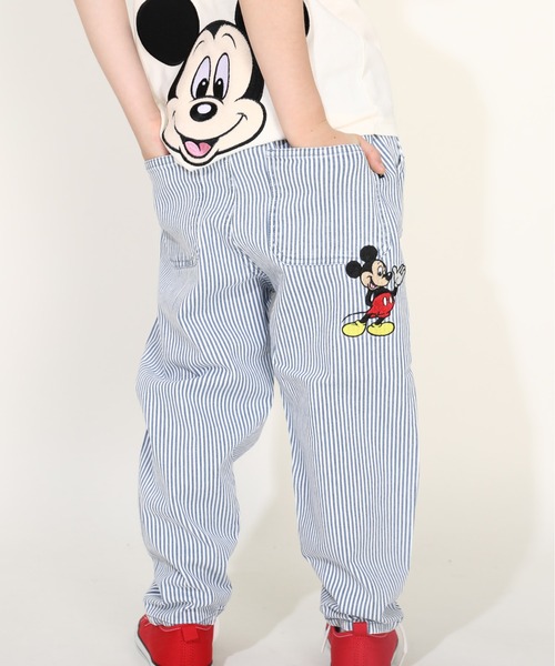 Disney(ディズニー)の「ディズニー ワッペン ロングパンツ 0302K(デニムパンツ・キッズ・ライトブルー/ライトインディゴブルー・90cm/100cm/120cm/130cm/140cm/110cm)」の5枚目の写真